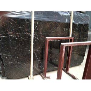Brown tiny marble slabs customized size