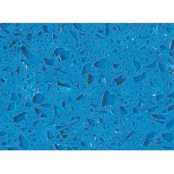 top RSC1813 Crystal Light Blue Quartz Surface for sale